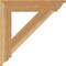 Ekena Millwork Traditional Traditional Rough Sawn Bracket, Western Red Cedar, 4"W x 24"D x 24"H BKT04X24X24TRA01RWR - alternate 4